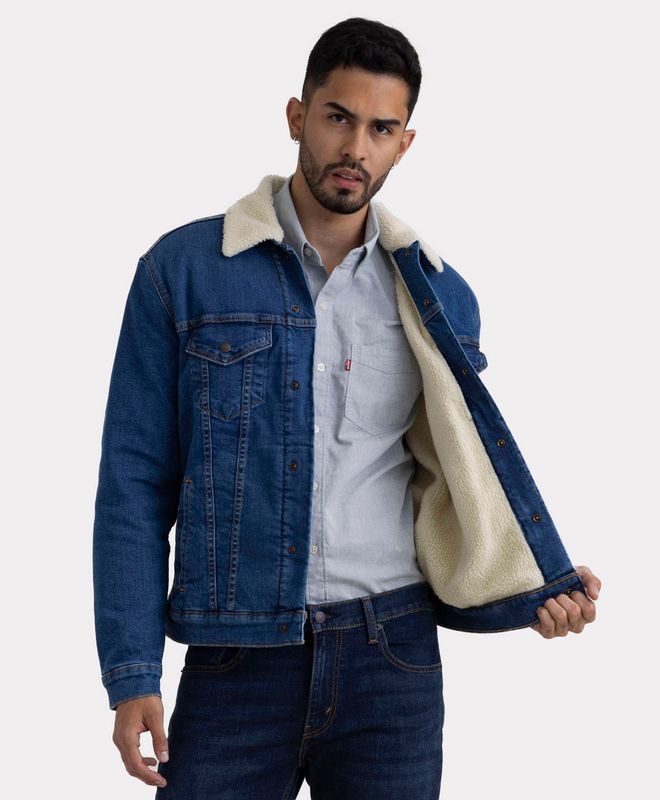 Chaqueta Levi's® Sherpa Trucker Para Hombre