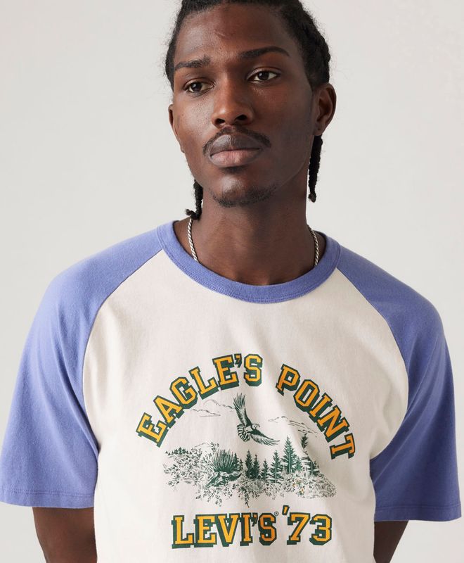 Levi's® Camiseta Retro Ringer Para Hombre