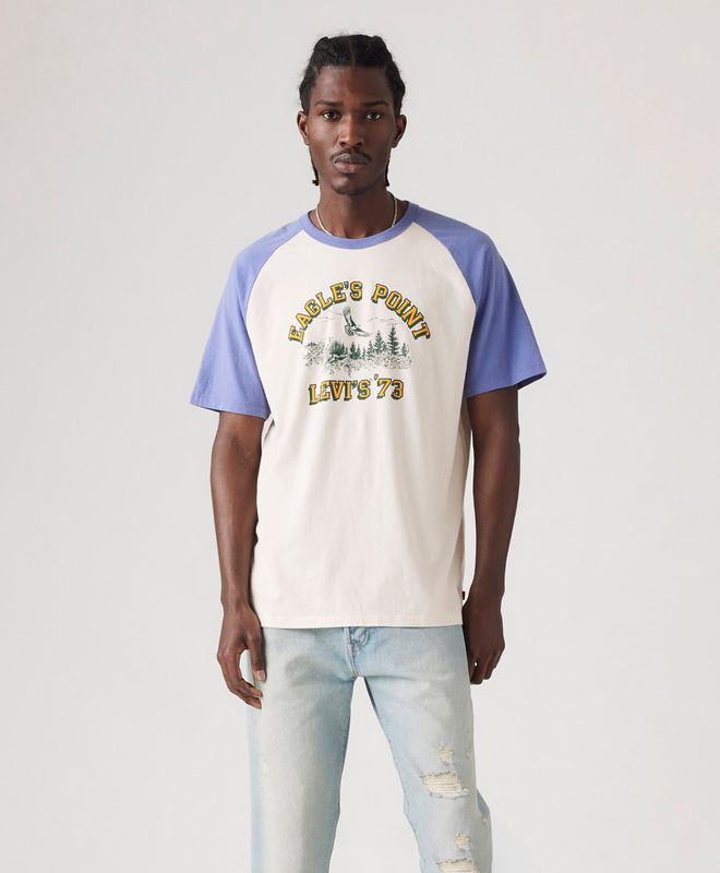 Levi's® Camiseta Retro Ringer Para Hombre