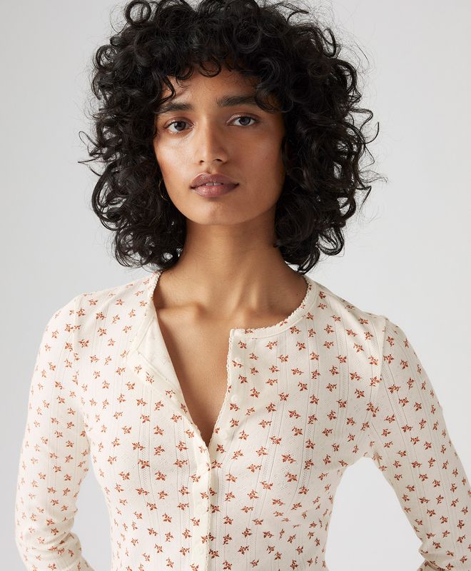 Camiseta Levi's® Dry goods pointelle ls para Mujer