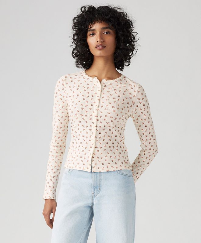 Camiseta Levi's® Dry goods pointelle ls para Mujer