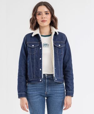 Chaqueta Levi's® Sherpa Trucker para Mujer