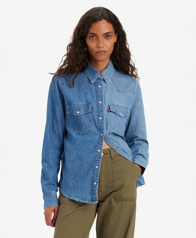 Camisa Levi’s® Western Denim para Mujer
