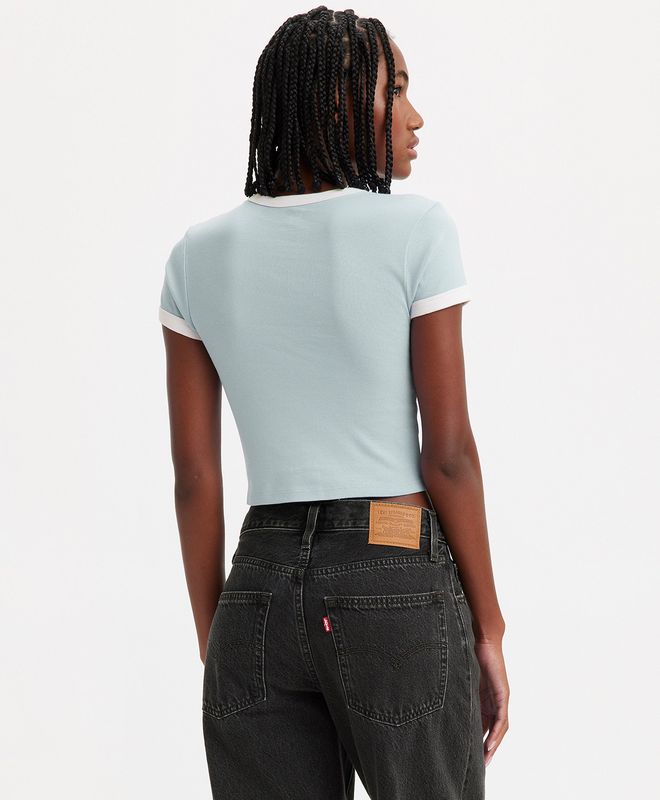 Camiseta Graphic Mini Ringer Levi's® para Mujer