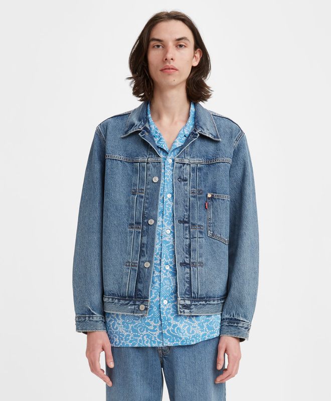 Levi's® Chaqueta Trucker de Mezclilla para Hombre