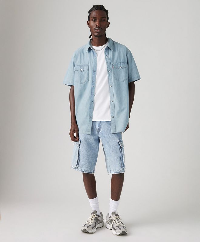 Bermuda 478 Baggy Cargo Shorts Para Hombre