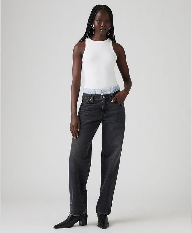 Jean '94 Baggy Mashup Para Mujer
