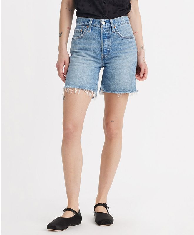 Shorts 501® Mid Thigh Short Lw Para Mujer