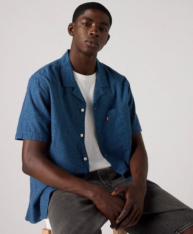 Camisa Manga Corta The Sunset Camp Shirt Para Hombre