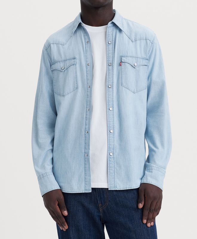 Camisa Manga Larga Barstow Western Standard Para Hombre