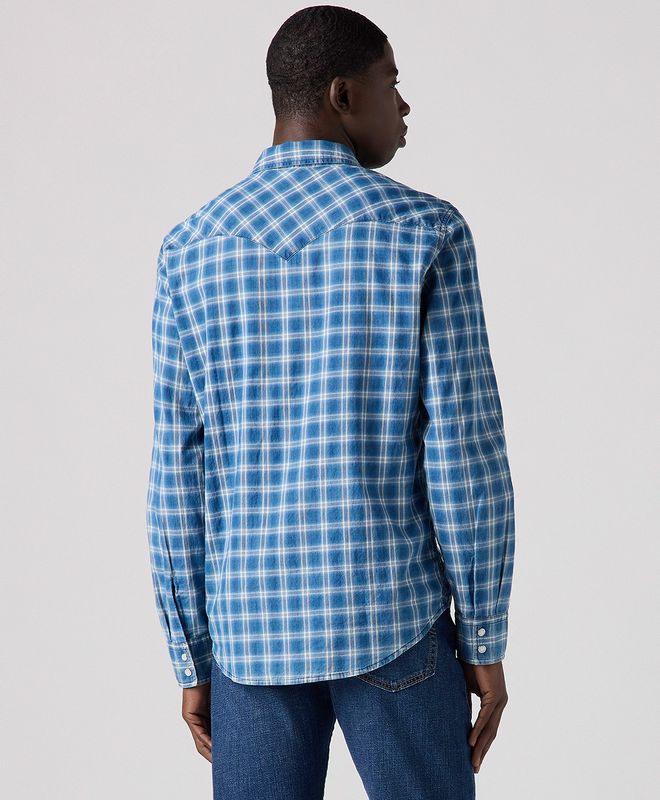Camisa Manga Larga Classic Western Standard Para Hombre