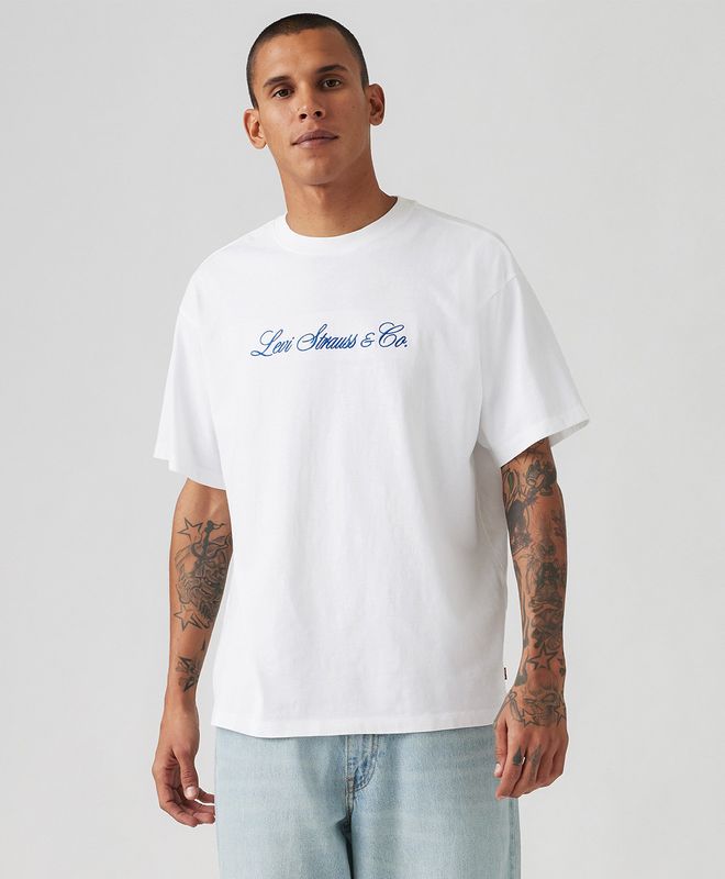 Camiseta Manga Corta Vintage Fit Graphic Tee Para Hombre