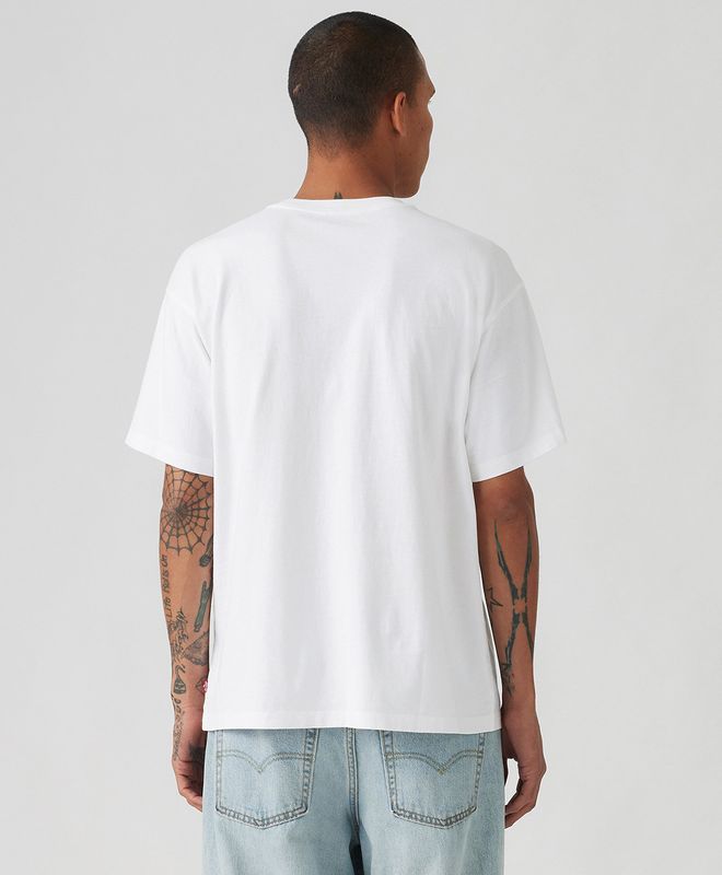 Camiseta Manga Corta Vintage Fit Graphic Tee Para Hombre