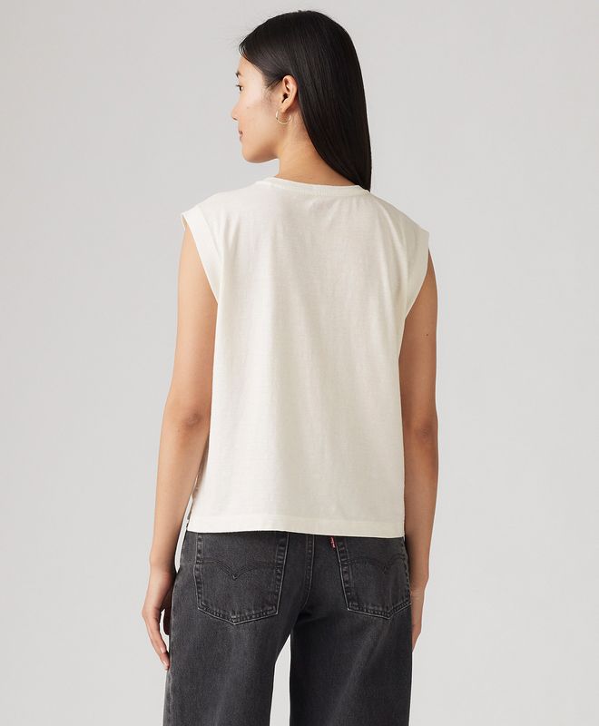 Camiseta Manga Sisa Gr Boxy Tank Para Mujer