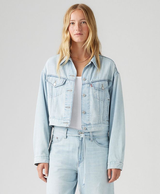 Chaqueta Shrunken 90S Trucker Para Mujer