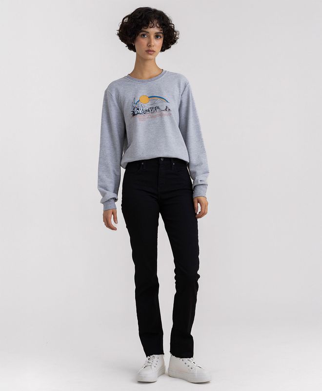 Jean Levi's® 724 High Rise Straight Crop Para Mujer