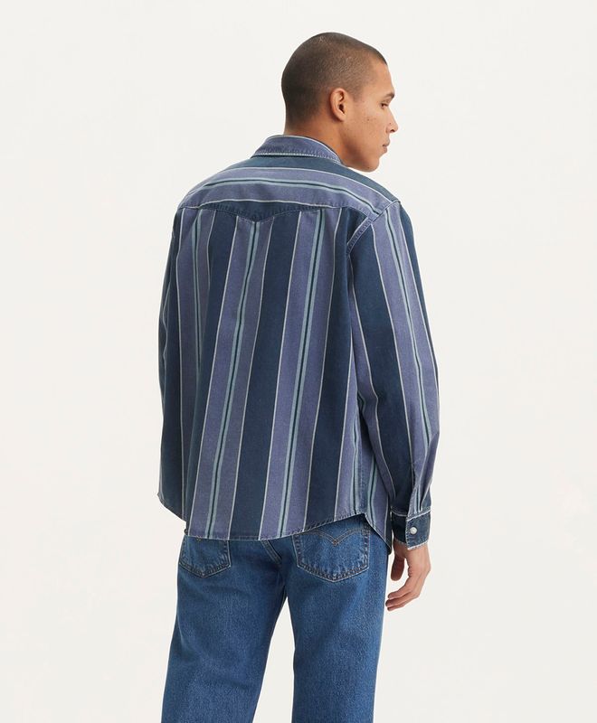 Camisa Levi's® Relaxed Fit Western Para Hombre