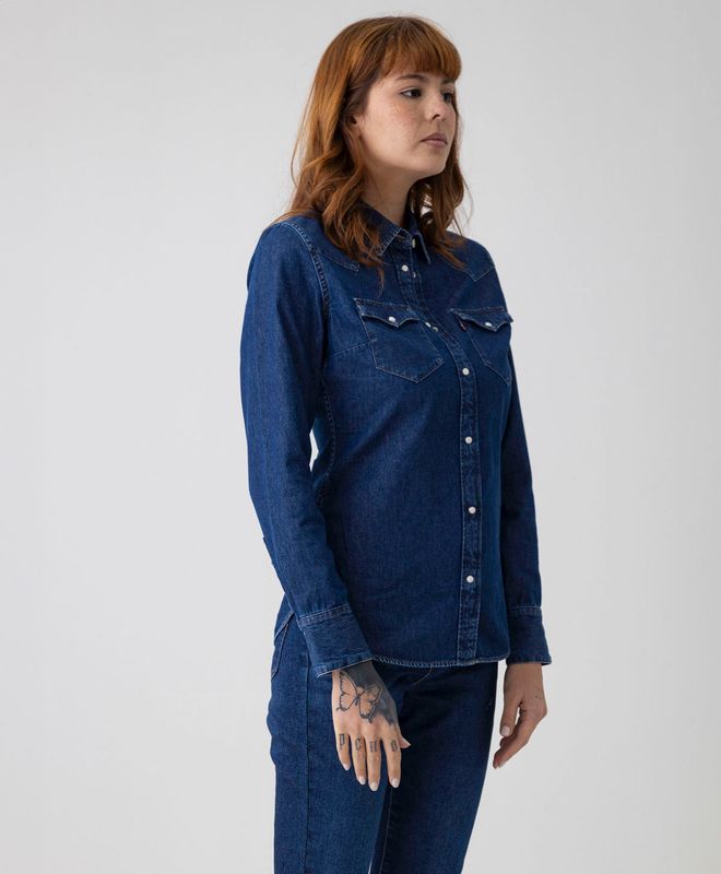 Camisa Levi's® Western Denim Para Mujer