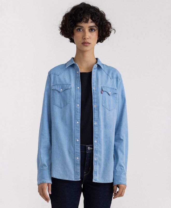 Camisa Levi's® Western Denim Para Mujer