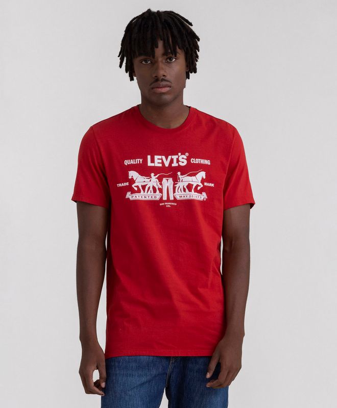 Camiseta Levi's® 2-Horse Graphic Para Hombre