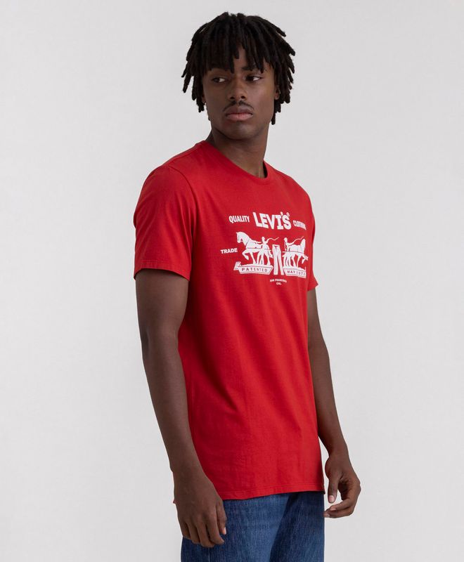 Camiseta Levi's® 2-Horse Graphic Para Hombre