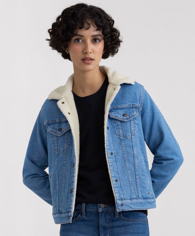 Chaqueta Levi's® Sherpa Trucker Para Mujer