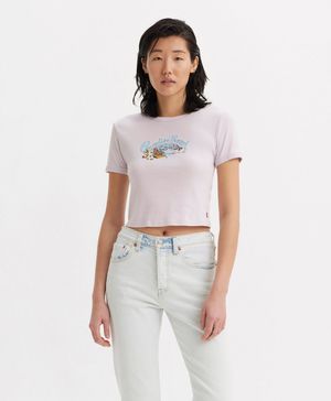 Levi's® Camiseta Mini Ringer Para Mujer