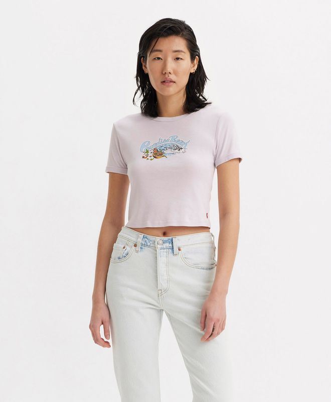 Levi's® Camiseta Mini Ringer Para Mujer