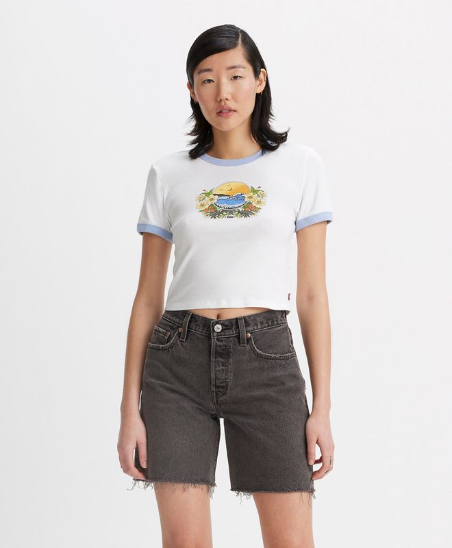 Levi's® Camiseta Mini Ringer Para Mujer