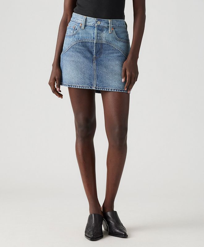 Falda Levi's® icon skirt western yoke para Mujer