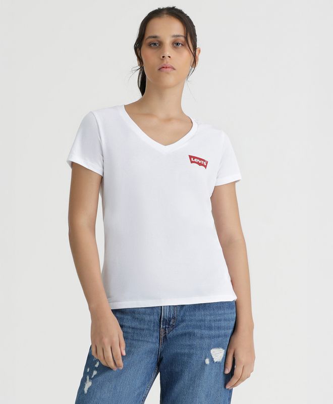 Camiseta Levi's® Perfect V Neck para Mujer