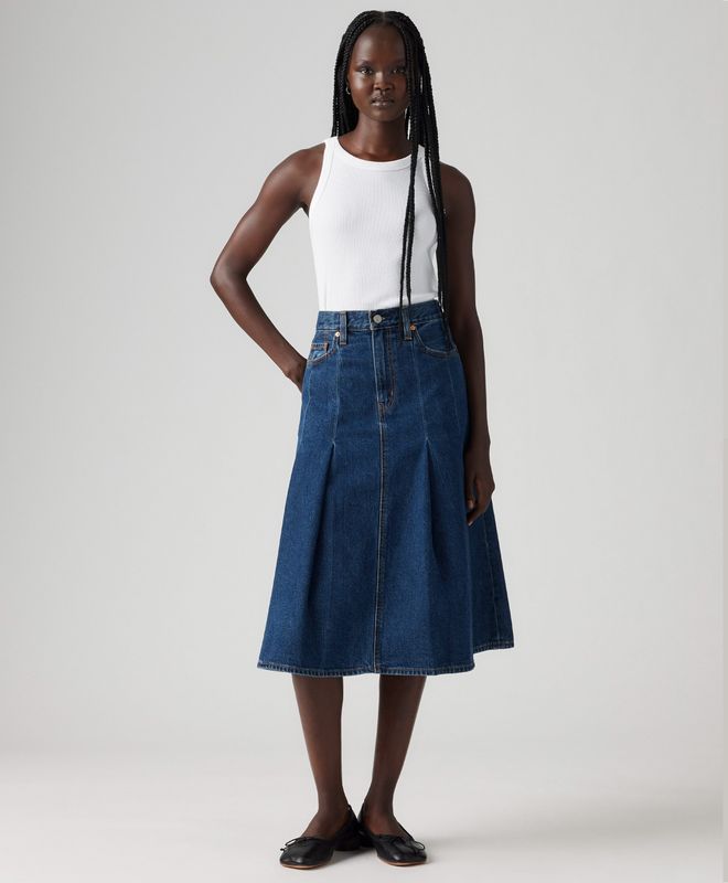 Falda Pleated Mid Levi's® para Mujer