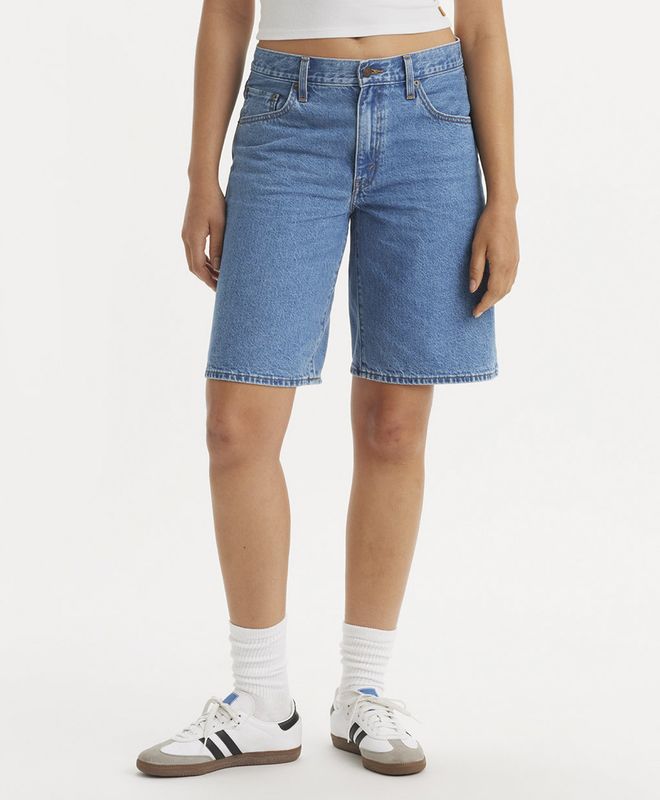Shorts Baggy Dad Jort Para Mujer