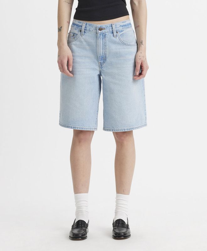 Shorts Baggy Dad Jort Para Mujer