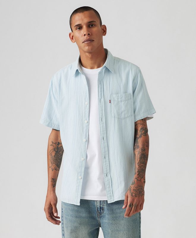 Camisa Manga Corta SS Classic 1 Pkt Standrd Para Hombre