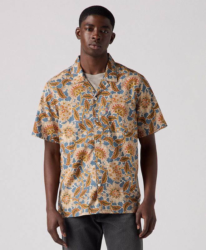 Camisa Manga Corta The Sunset Camp Shirt Para Hombre
