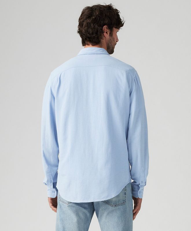 Camisa Manga Larga Sunset 1 Pocket Standard Para Hombre