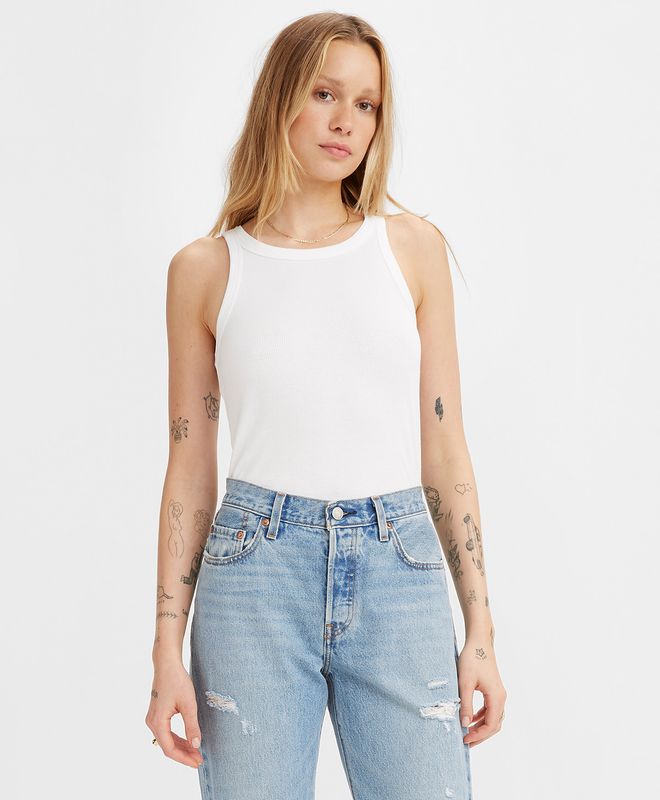 Camiseta Manga Sisa Essential Racer Tank Para Mujer