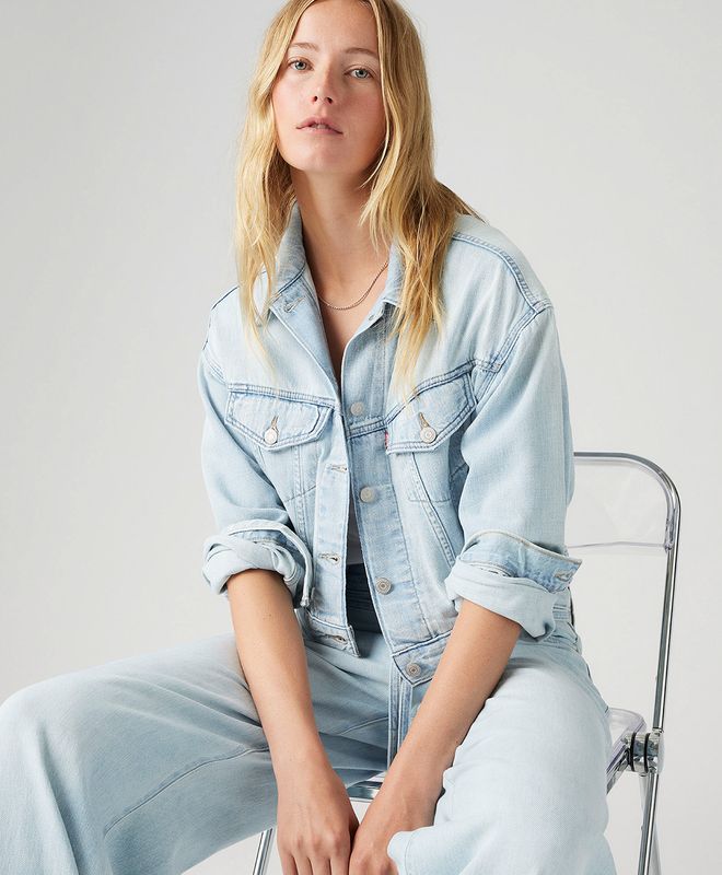 Chaqueta Shrunken 90S Trucker Para Mujer
