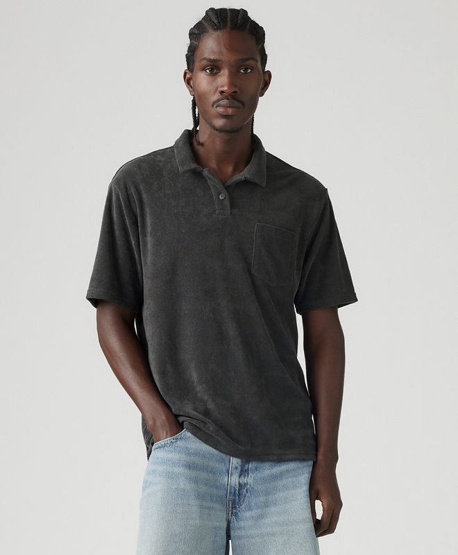Polo Terry Pocket Para Hombre