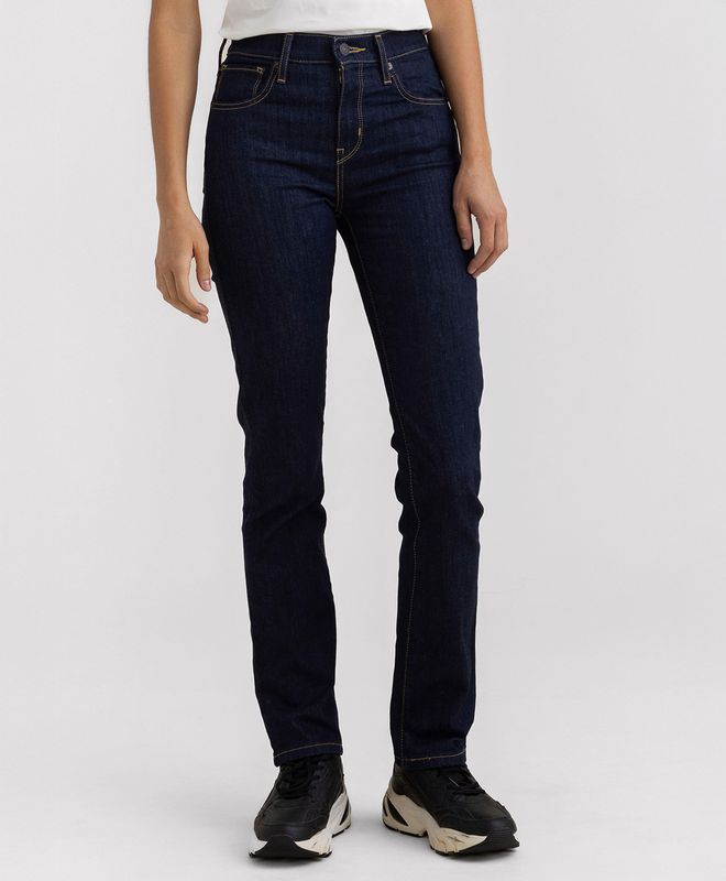 Jean Levi's® 724 High Rise Straight Crop Para Mujer