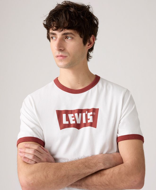 Camiseta Manga Corta Ringer Levi’s® Para Hombre