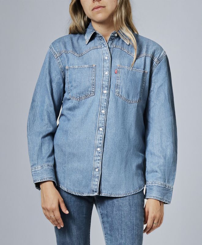 Camisa Manga Larga Teodora Western Levi’s® Para Mujer