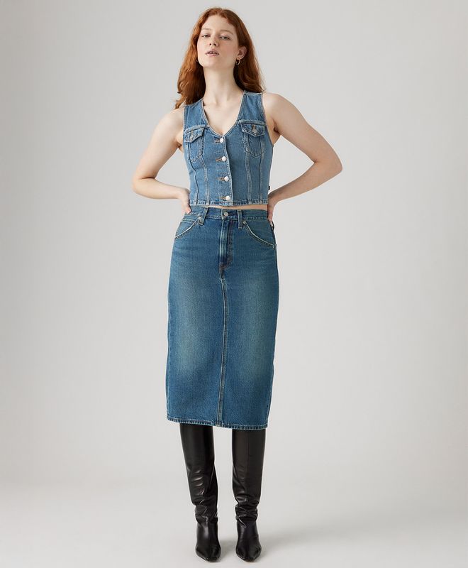 Falda Larga Levi’s® Para Mujer