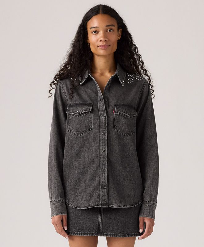 Camisa Manga Larga Iconic Western Levi’s® Para Mujer