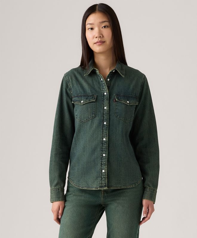 Camisa Manga Larga Iconic Western Levi’s® Para Mujer