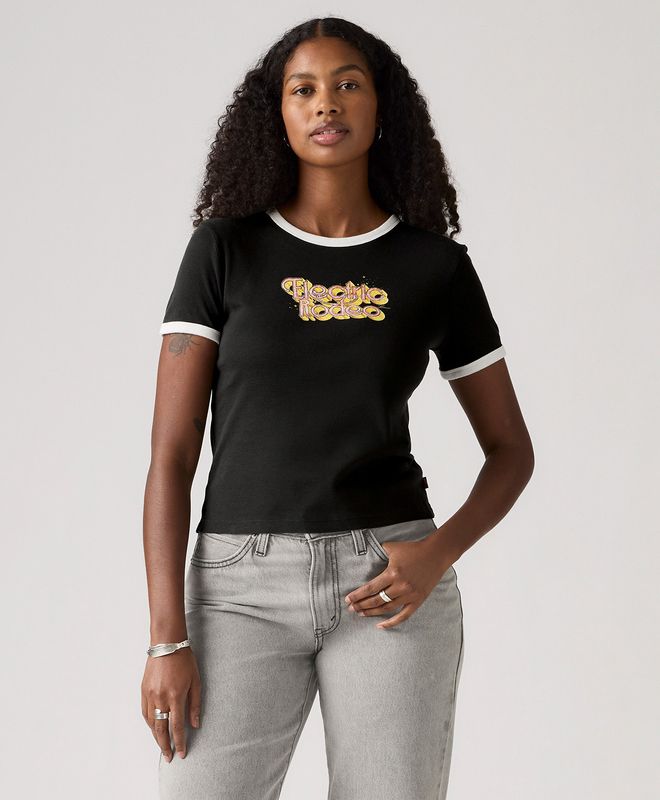 Camiseta Manga Corta Rickie Levi’s® Para Mujer