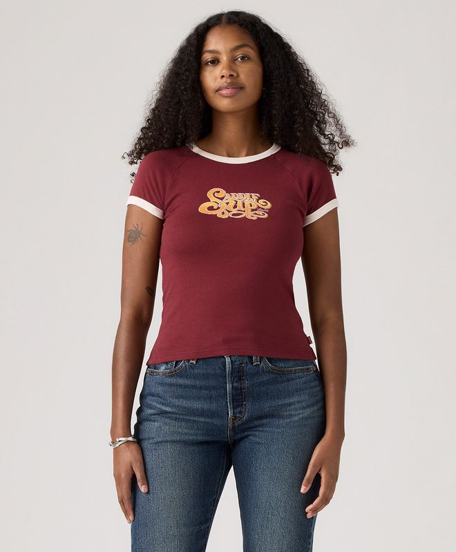 Camiseta Manga Corta Riley Levi’s® Para Mujer