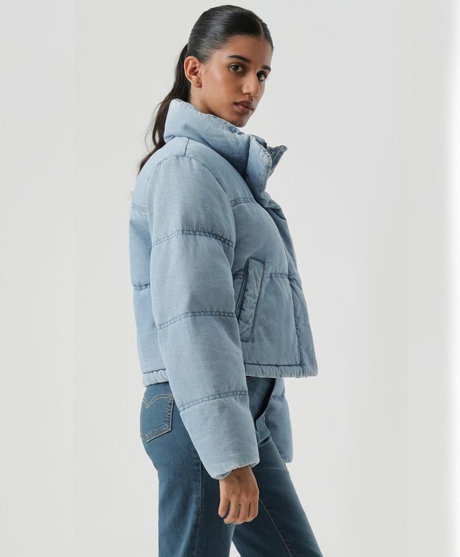 Chaqueta Cropped Puffer Levi’s® Para Mujer