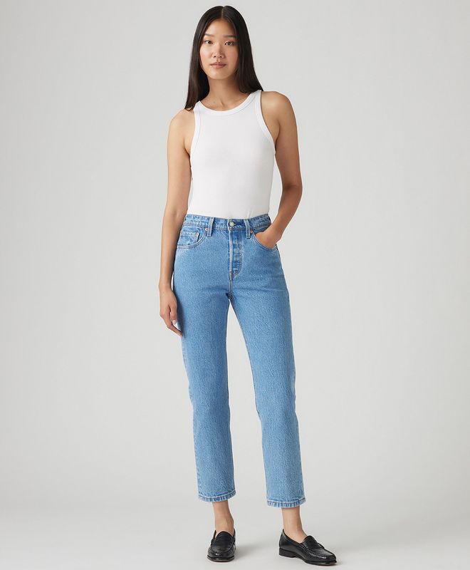 Jeans 501® Crop Levi’s® Para Mujer